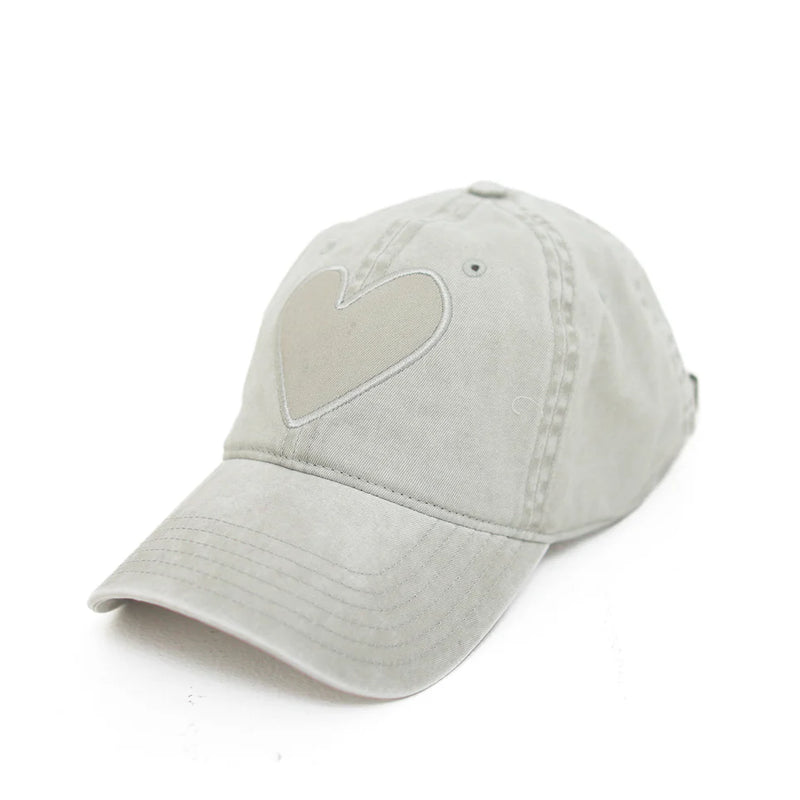 KR Imperfect Heart Hat ~ Stone Grey