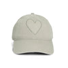 KR Imperfect Heart Hat ~ Stone Grey