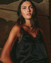 Lace Trim Camisole ~ Black