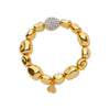 Gold Pebble Bracelet