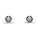 Deco Stud Earrings ~ Jet