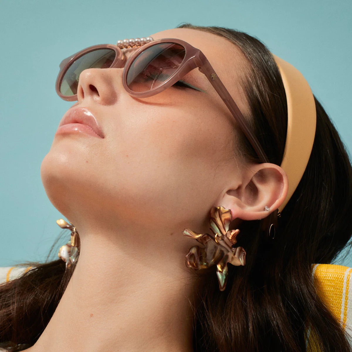 Small paper 2025 lily earrings