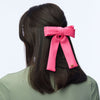 Gingham Antoinette Bow Barrette