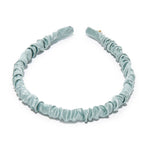 Jessie Silk Headband ~ French Blue