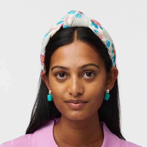 Knotted Floral Headband