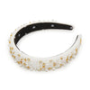 Charlotte Pearl Sprinkle Headband ~ Ivory