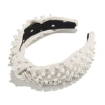 Ivory Woven Pearl Headband