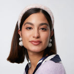 Pink Leopard Knit Alice Headband