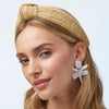 Raffia Knotted Headband ~ Natural