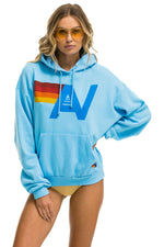 Logo Pullover Relaxed Hoodie ~ Sky