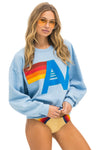 Logo Stitch Crew Sweatshirt ~ Ice