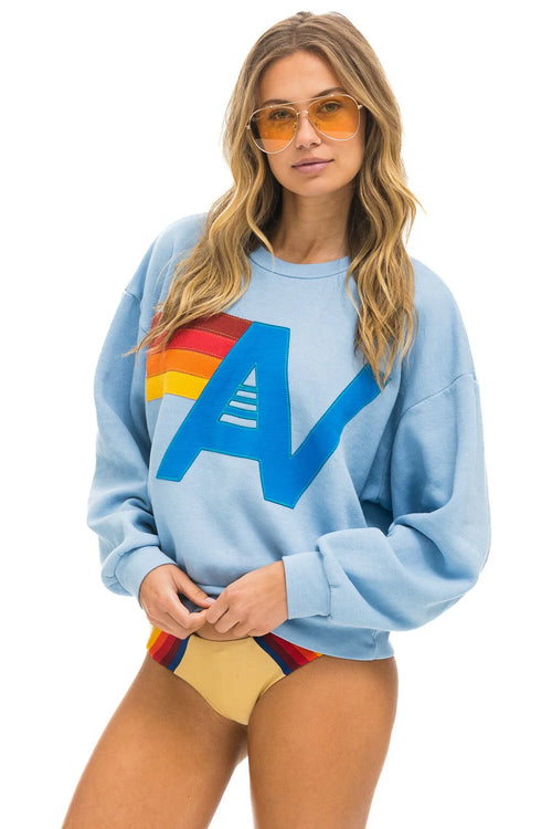 Logo Stitch Crew Sweatshirt ~ Ice