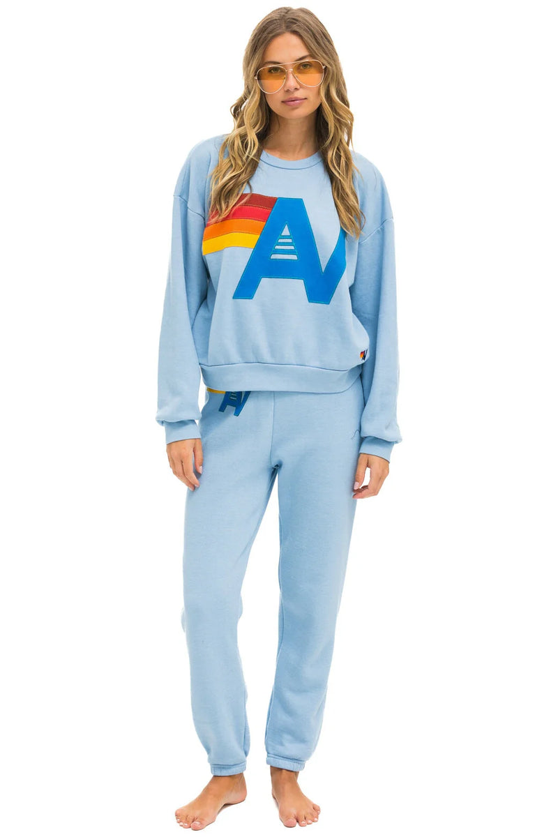 Logo Stitch Crew Sweatshirt ~ Ice