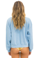 Logo Stitch Crew Sweatshirt ~ Ice