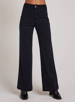 Lola Two Pocket Wide Leg ~ Soft Black