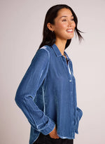 Long Sleeve Clean Shirt ~ Nordic Blue