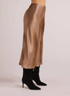 Nora Midi Bias Skirt~ Gold Gradient Print