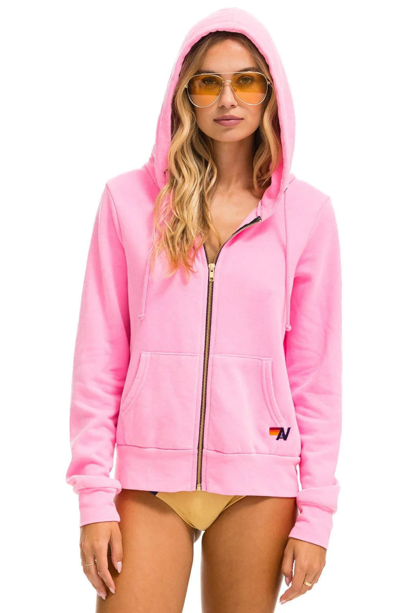 Pink top neon hoodie