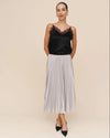 Pleated Skirt ~ Silver Shimmer