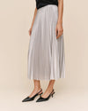 Pleated Skirt ~ Silver Shimmer