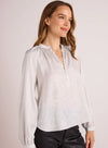 Raglan Sleeve Pullover~ Metallic Opal