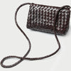 Mini Chocolate Woven Crossbody