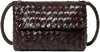 Mini Chocolate Woven Crossbody