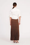 Aleida Skirt ~ Tan / Black