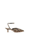 Rio Smocked Kitten Heel ~ Leopard