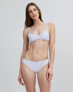 The Daphne Eyelet Bikini Top ~ Lilac Pastel