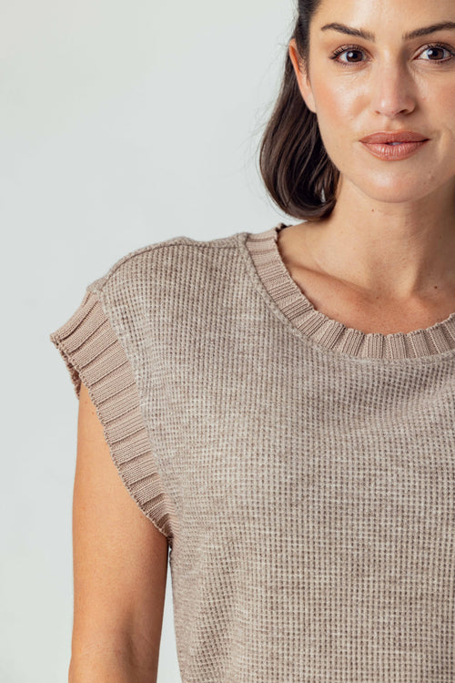 Thermal Maeve Top ~ Fawn