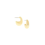 Mini Hollow Elongated Post Earring