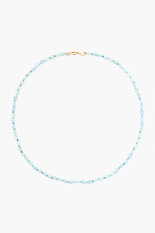 Lily Necklace ~ Aquamarine