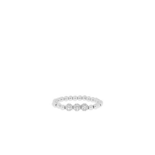 Triple Pave Stretch Ring