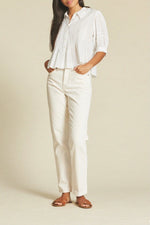 Jess Blouse ~ White Voile