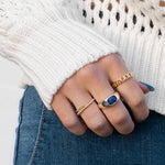 Adjustable Wrap Around Dotted Ring