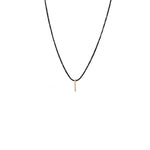Mini Bar Pendant Shimmer Necklace