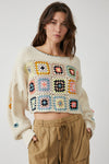 Dahlia crochet Pullover