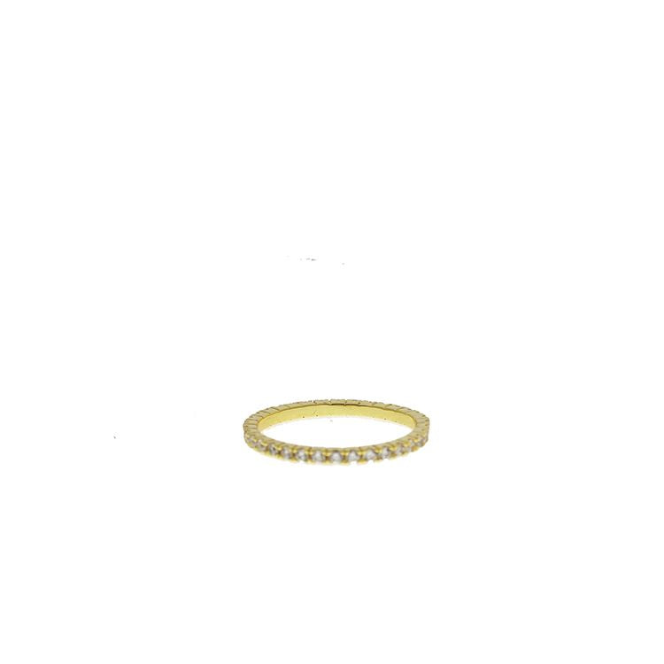 Gold Plated stacking Ring