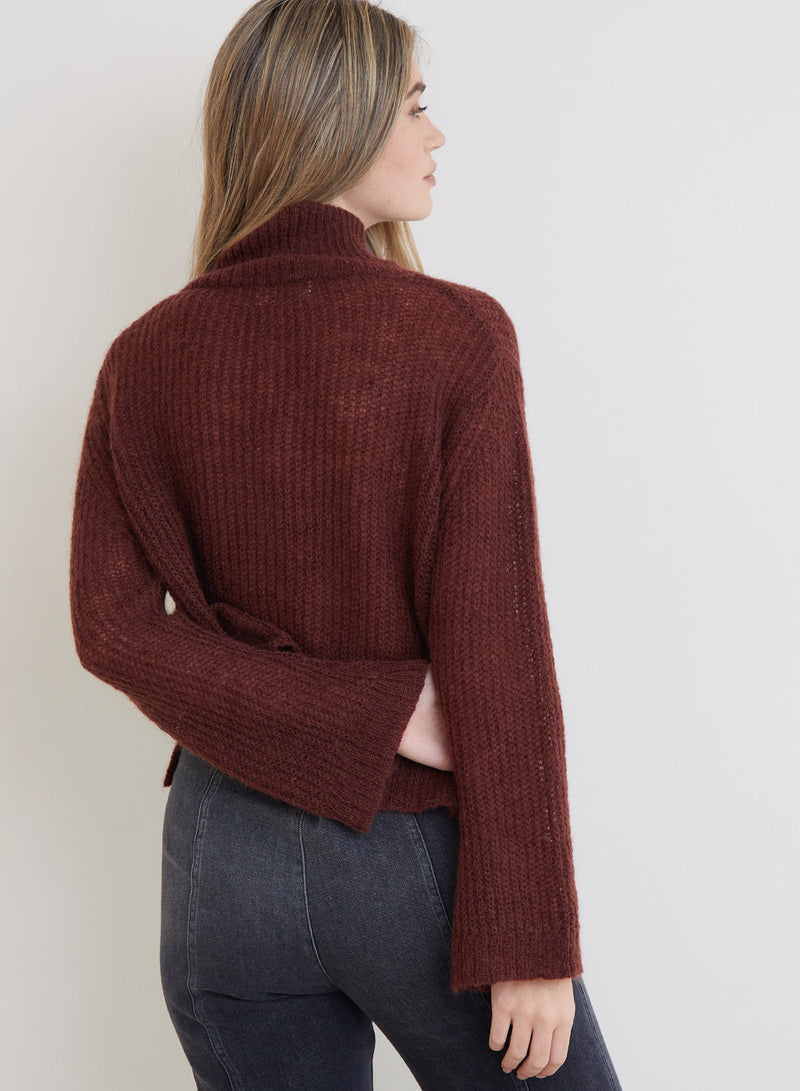 Brea A-Line Turtleneck Sweater