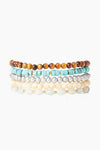 Amazonite Turquoise Mix Wrap Bracelet
