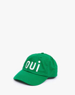 Baseball Hat ~ Green w/ Oui