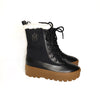 Hero Nylon/Leather Lug Sole Boot with Shearing Lining ~ Black