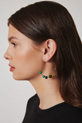 Turquoise Mix Gaia Hoops