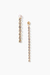 Crystal and Gold Duo Earrings