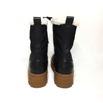 Hero Nylon/Leather Lug Sole Boot with Shearing Lining ~ Black