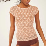 Keep it Simple Lace Baby Tee