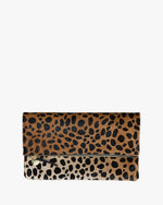 Foldover Clutch ~ Leopard