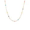 15" Delicate Necklace with Coated Beads