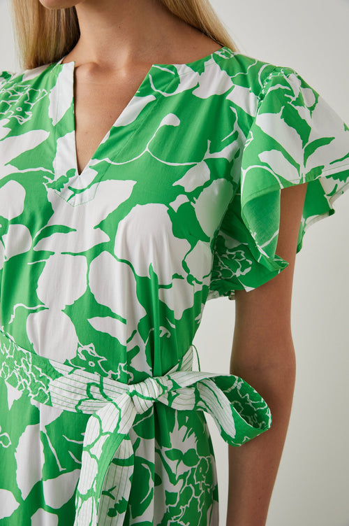 Gia Dress ~ Green Lotus